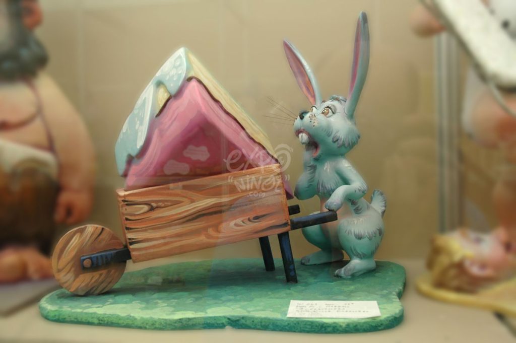 Año 2012, falla Pi y Margall, Arturo Cervellera, sección undécima Infantil, Artista: Victor Caballero Gutiérrez.