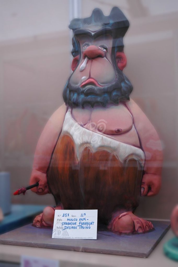 Año 2012, falla Musico Espí, Grabador Fabregat, sección undécima Infantil, Artista: Desirée Triviño Meseguer.