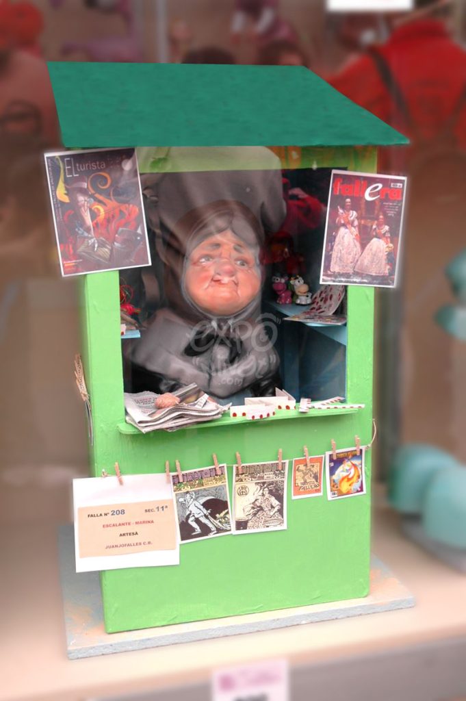 Año 2012, falla Escalante, Marina, sección undécima Infantil, Artista: Juanjo García López.