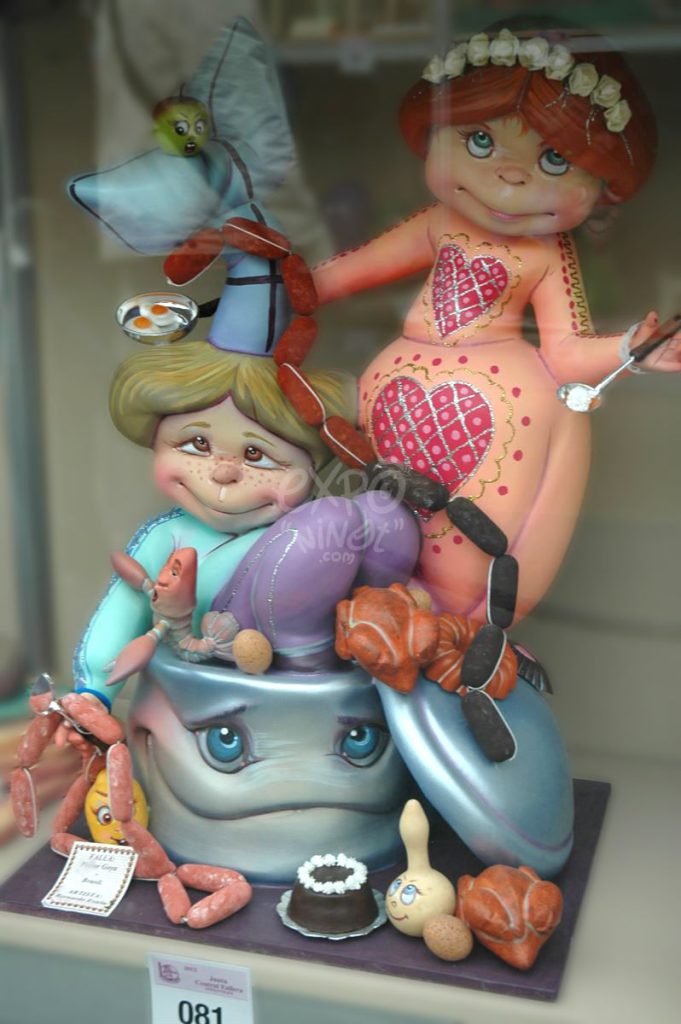Año 2012, falla Goya, Brasil, sección undécima Infantil, Artista: Bernardo Estela Parra.