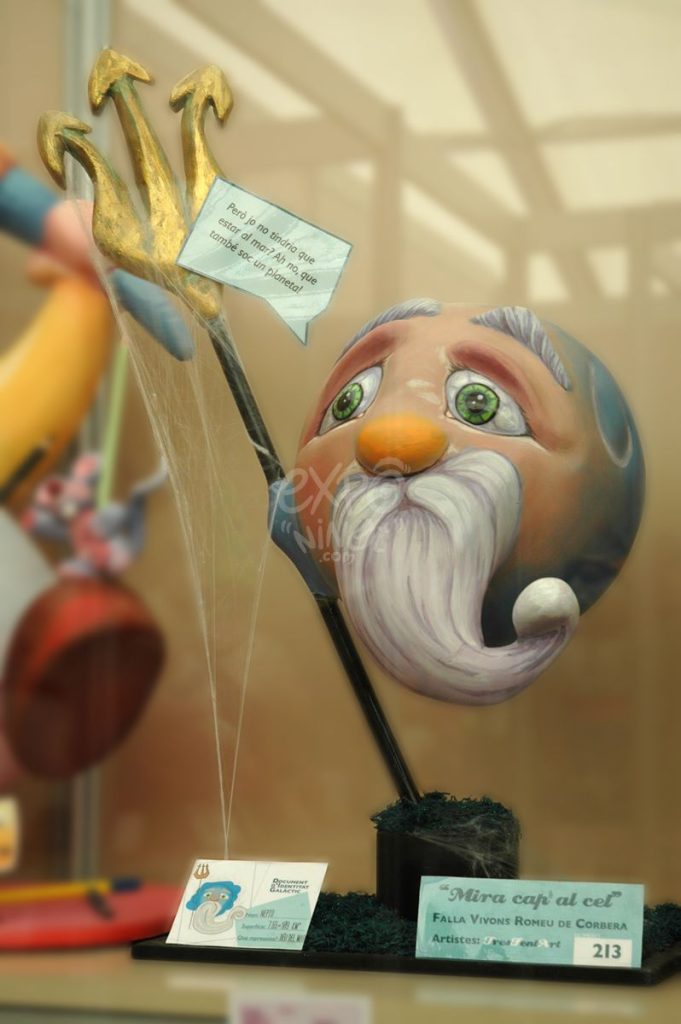 Año 2012, falla Vivons, Romeu de Corbera, sección decimotercera Infantil, Artista: Tres Fent Art.