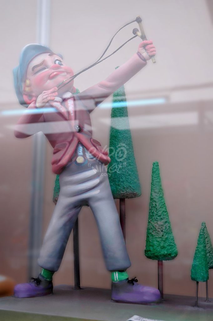 Año 2012, falla Málaga, Doctor Montoro, sección decimocuarta Infantil, Artista: David Sánchez Llongo.