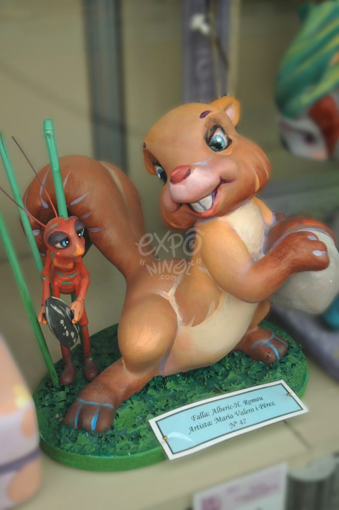 Año 2012, falla Alberique, Héroe Romeu, sección decimoquinta Infantil, Artista: María Valero Pérez.