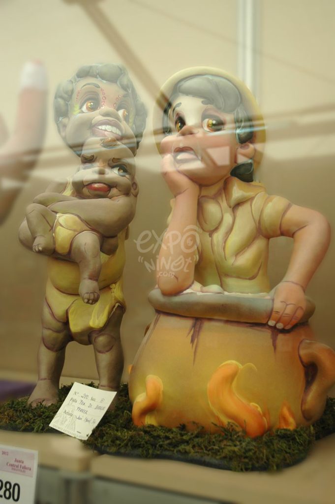 Año 2012, falla Plaza Doctor Berenguer Ferrer, sección decimoquinta Infantil, Artista: José Manuel Felip Gómez.