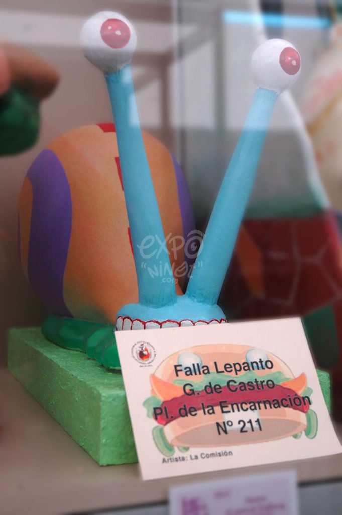 Año 2012, falla Lepanto, Guillen de Castro, sección decimosexta Infantil, Artista: La Comisión.