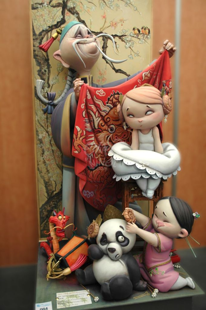 Año 2012, falla Grabador Esteve Cirilo Amorós, sección primera a, Artista: Javier Álvarez-Sala Salinas.