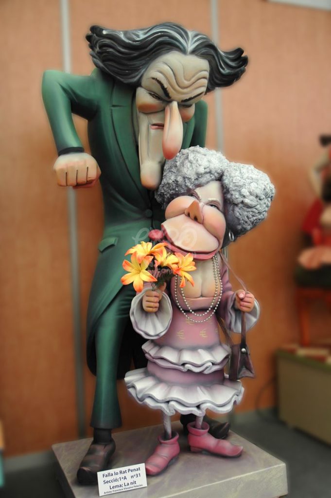 Año 2012, falla Lo Rat Penat, sección primera a, Artista: Francisco Vizcaino Palacios.