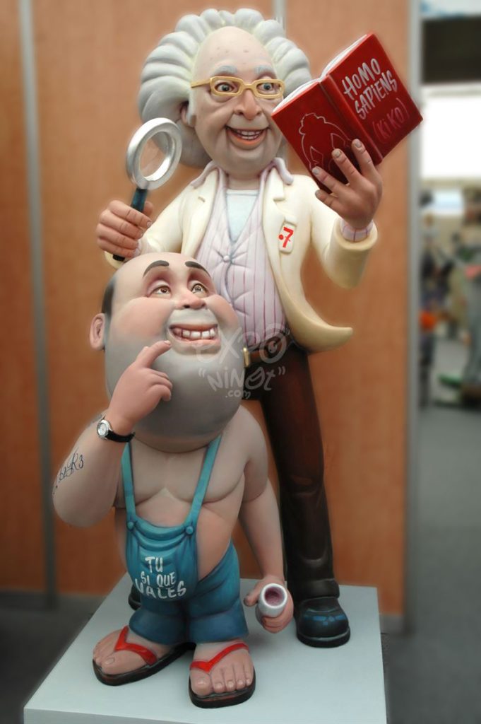Año 2012, Falla Islas Canarias Trafalgar Samuel Ros, sección primera a, Artista: Francisco Mesado Póveda.