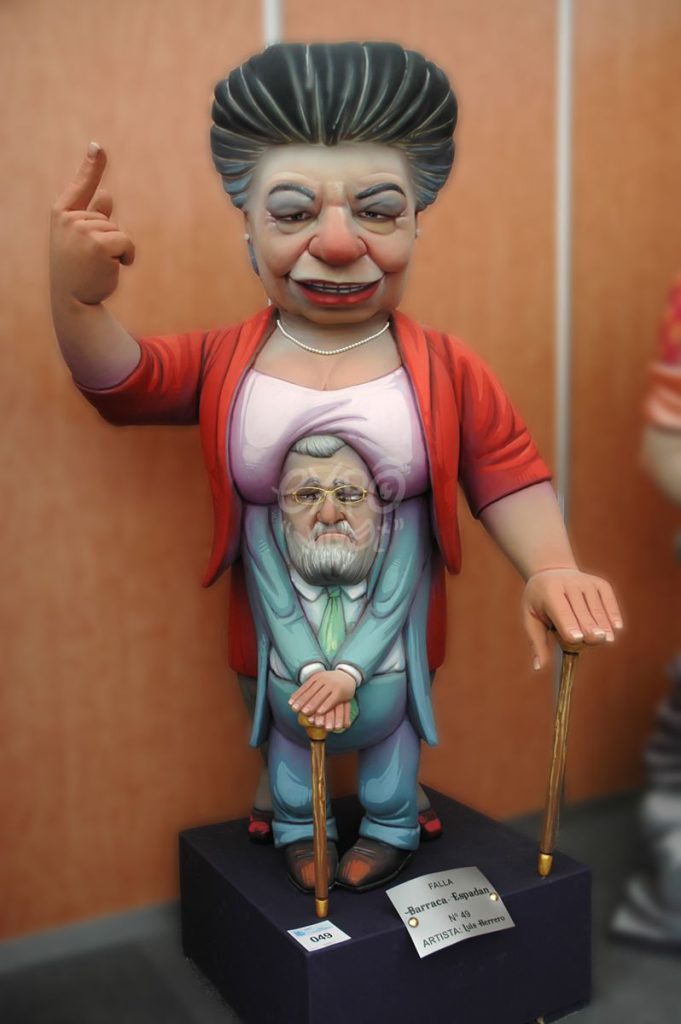 Año 2012, Falla Barraca Espadán, sección primera a, Artista: Luis Herrero Gargallo.