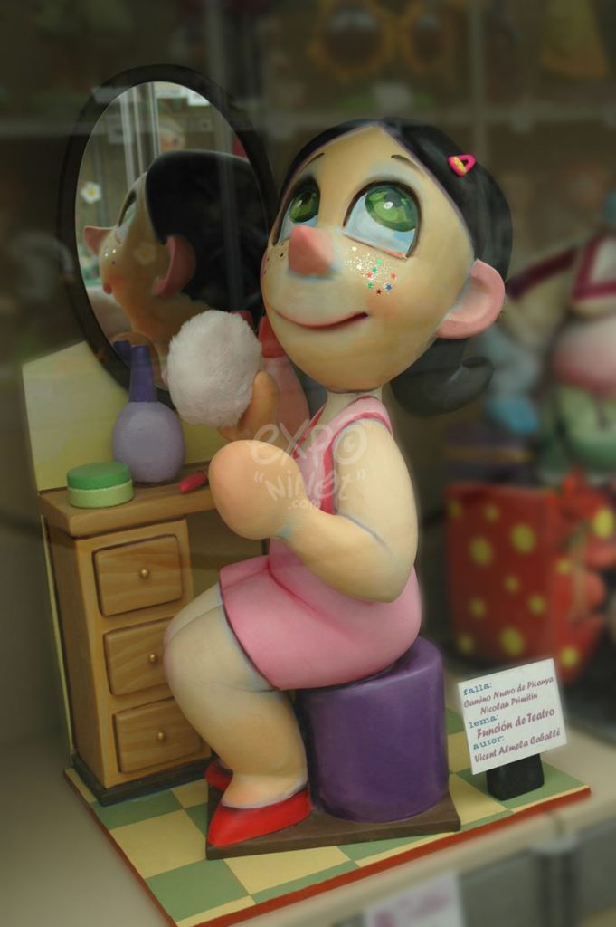 Año 2012, falla Camino Nuevo Picanya, Nicolau Primitiu, sección segunda Infantil, Artista: Vicente Almela Caballé.