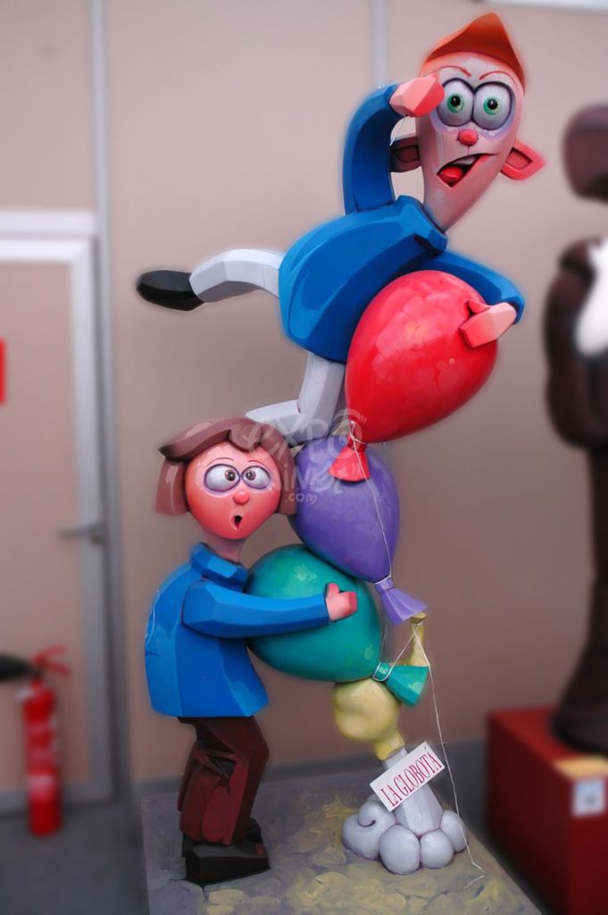 Año 2012, falla Montortal Torrefiel, sección segunda b, Artista: Daniel Jiménez Zafrilla.