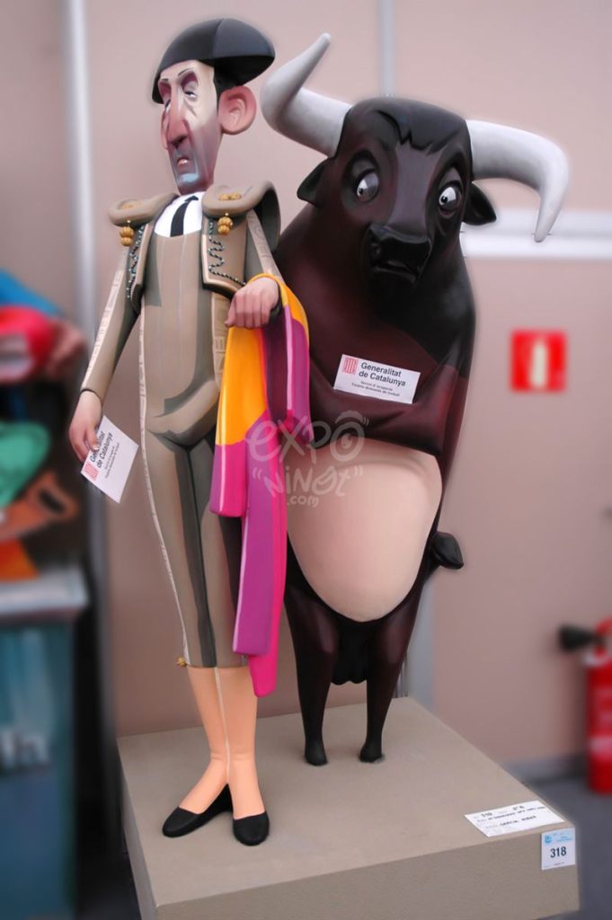Año 2012, Falla Avenida dels Tarongers Universidad Politécnica, sección segunda b, Artista: Hermanos García Ribas.