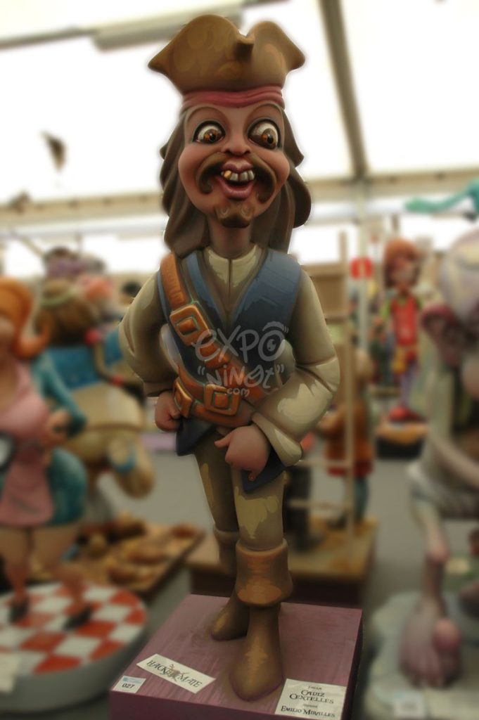 Año 2012, falla Cádiz Los Centelles, sección segunda b, Artista: Emilio Miralles Ferrero.