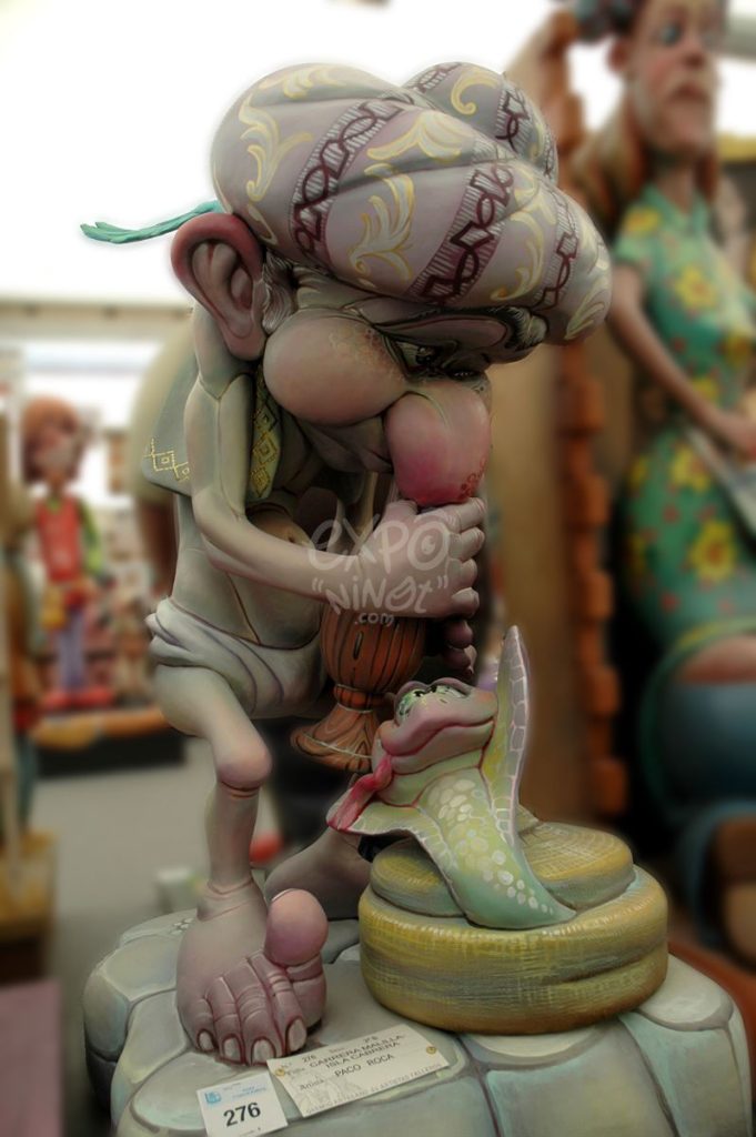 Año 2012, falla Carrera Malilla Isla Cabrera, sección segunda b, Artista: Francisco Roca Chorques.