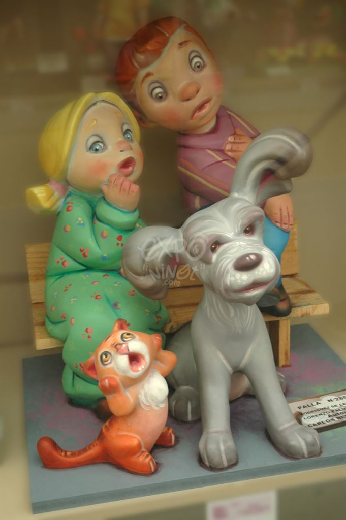 Año 2012, falla Rodríguez de Cepeda, Lorenzo Palmireño, sección tercera Infantil, Artista: Carlos Berlanga Martínez.