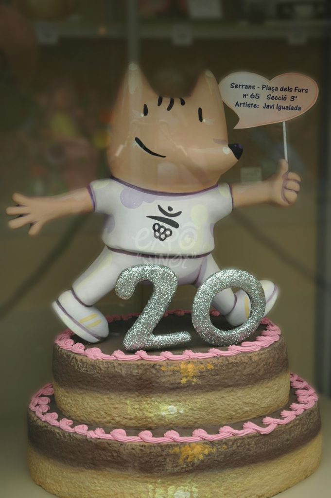 Año 2012, falla Serranos, Plaza de los Fueros, sección tercera Infantil, Artista: Javier Igualada Fernández.