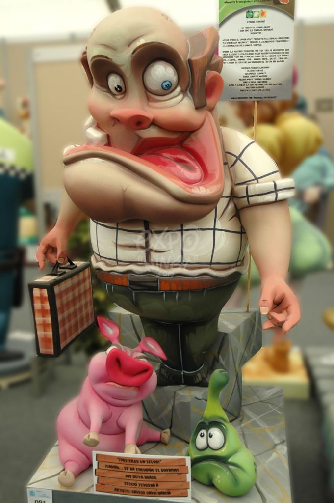 Año 2012, falla Goya Brasil, sección tercera a, Artista: Carlos Carsí García.