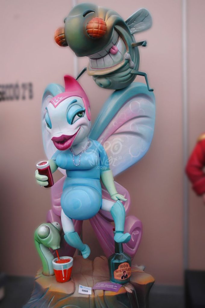 Año 2012, falla Bailén Xátiva, sección tercera a, Artista: Rafael Martínez Reig, Raúl Martínez Ruíz.