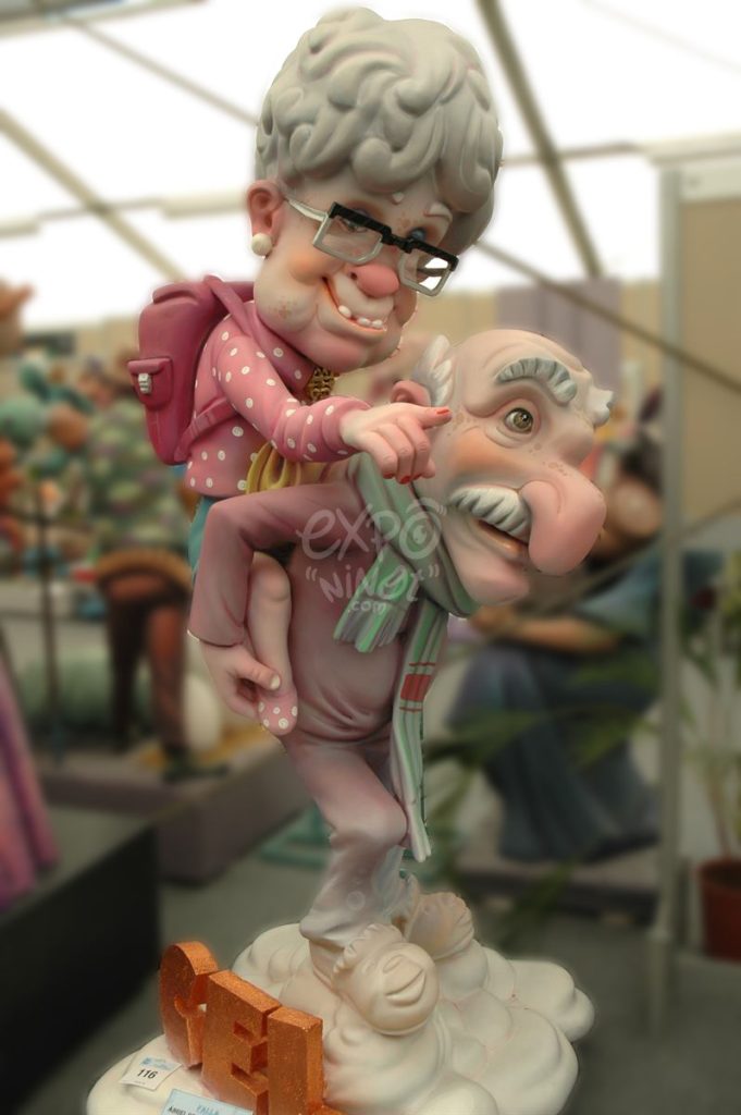 Año 2012, falla Ángel del Alcazar José Maestre, sección tercera b, Artista: Sergio Martínez Guirao.
