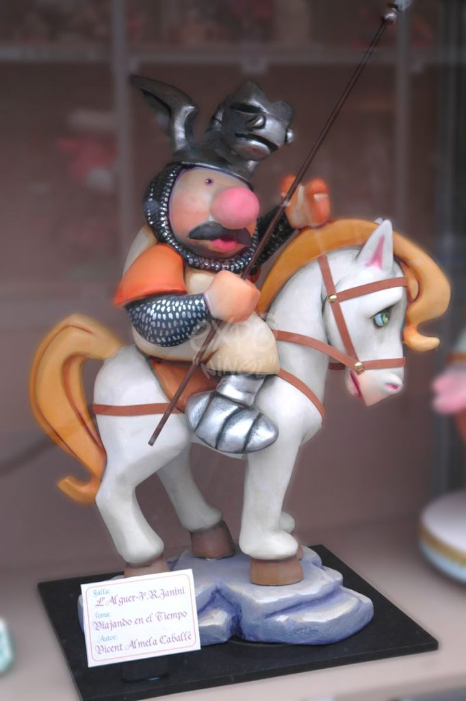 Año 2012, falla L’Alguer, Ingeniero Rafael Janini, sección cuarta Infantil, Artista: Vicente Almela Caballé.