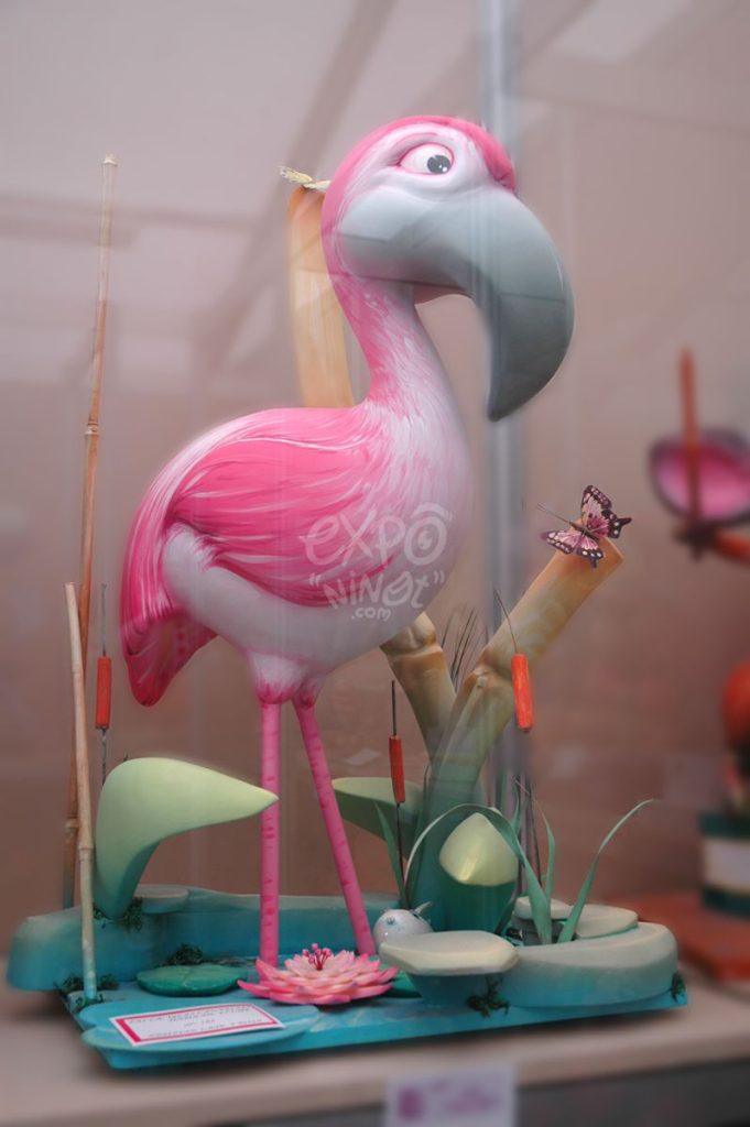 Año 2012, falla Islas Canarias, Dama de Elche, sección cuarta Infantil, Artista: Cate y Rosa.