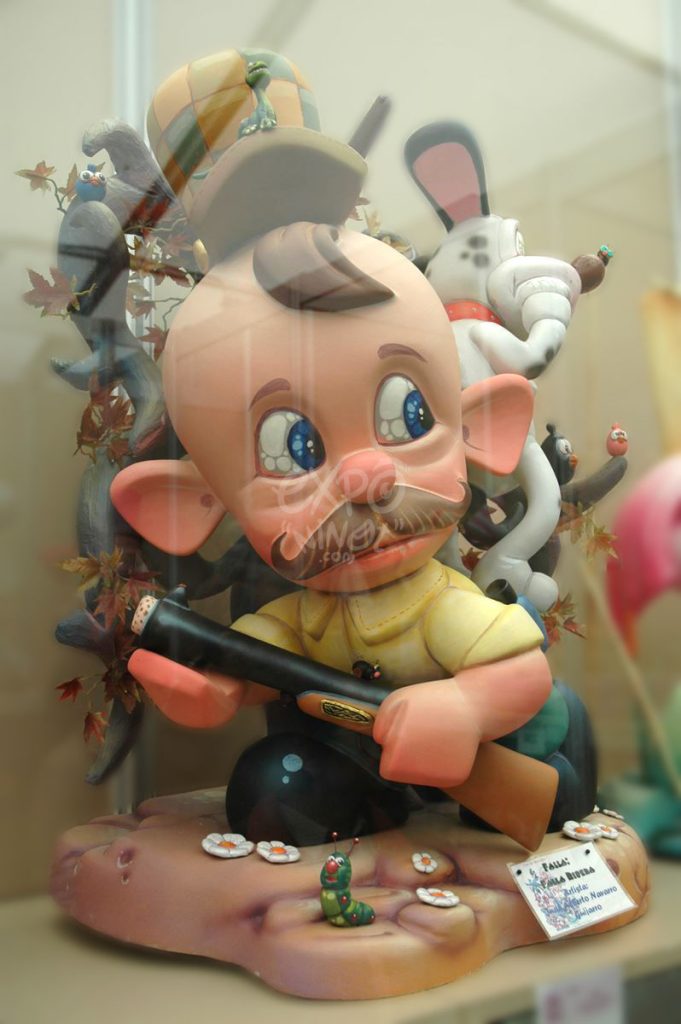 Año 2012, falla Ribera, Convento Santa Clara, sección cuarta Infantil, Artista: Juan Alberto Navarro Guijarro.