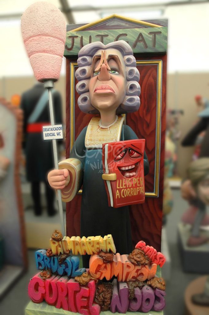 Año 2012, falla Camino Barcelona Travesía Moncada, sección cuarta a, Artista: Toni Fornes Quijano.
