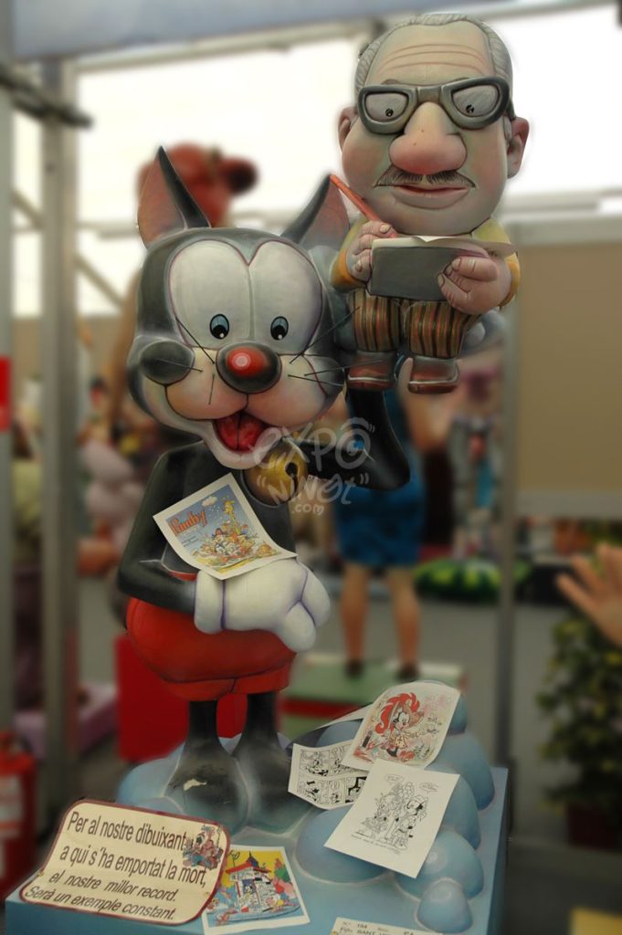 Año 2012, fa´lla San Vicente Marvá, sección cuarta a, Artista: Francisco Roca Chorques.