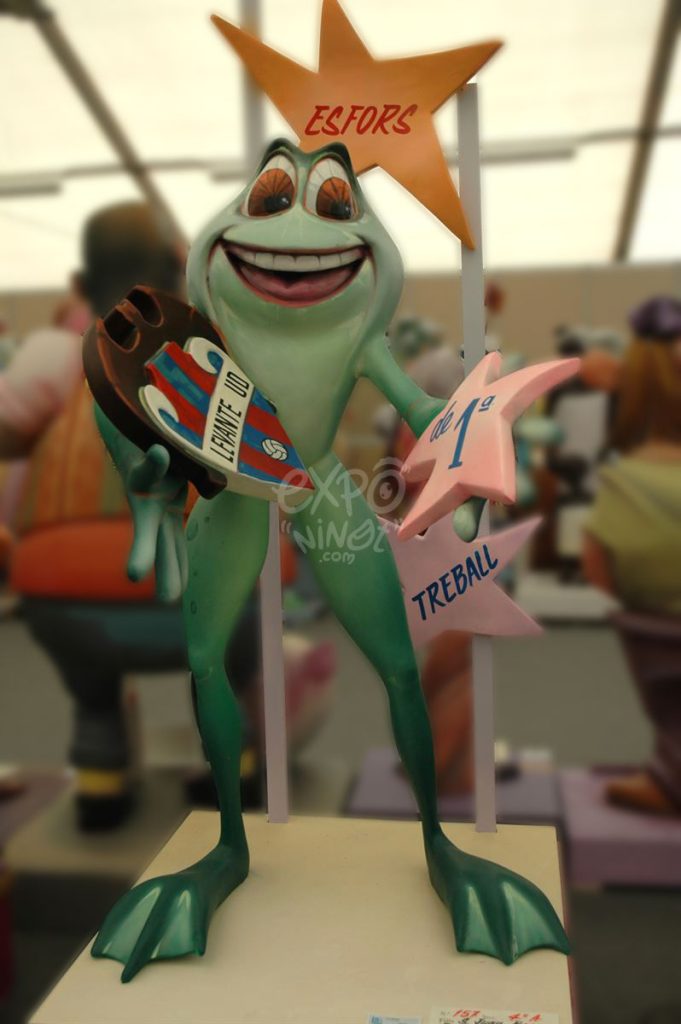 Año 2012, falla San Juan Bosco Duque de Mandas, sección cuarta a, Artista: Francisco Mesado Póveda.