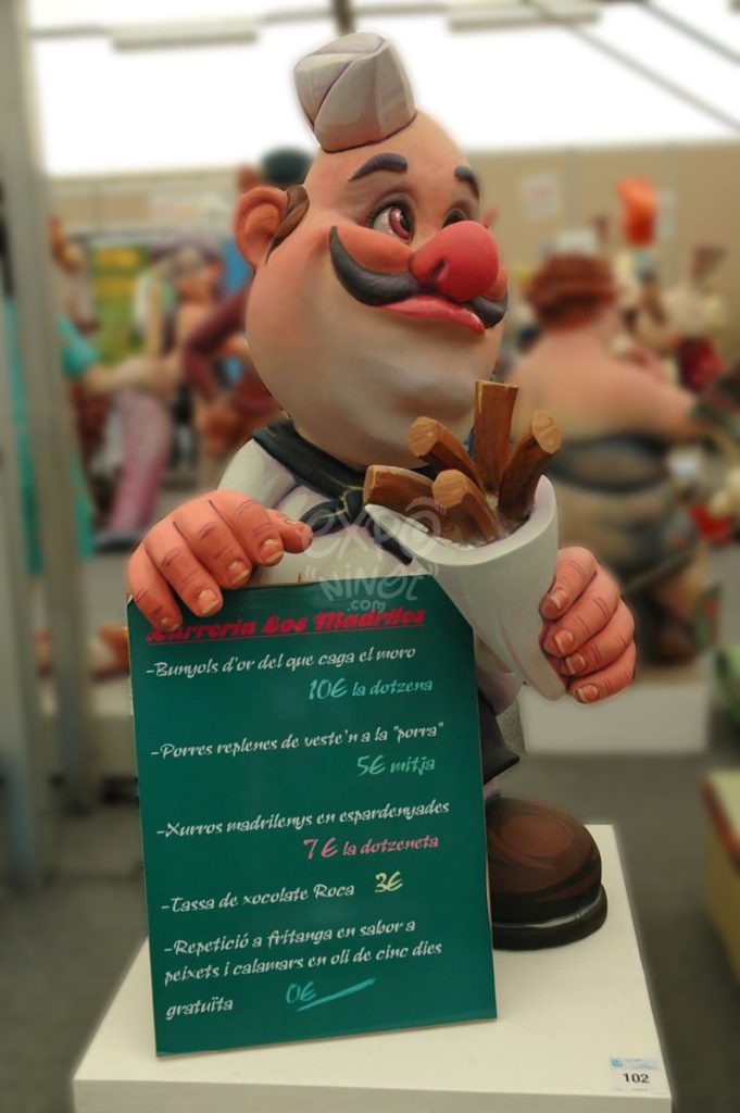 Año 2012, falla Félix Pizcueta Cirilo Amorós Ruzafa, sección cuarta b, Artista: Rafael Ibáñez Sánchez.