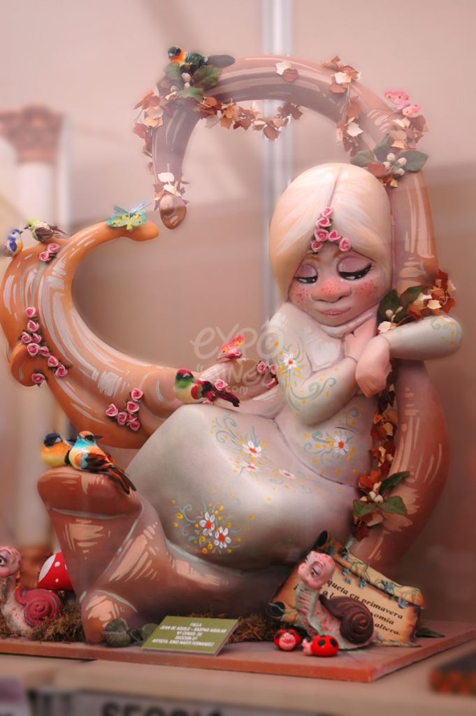 Año 2012, falla Juan de Aguiló, Gaspar Aguilar, sección quinta Infantil, Artista: Ximo Martí Fernández.