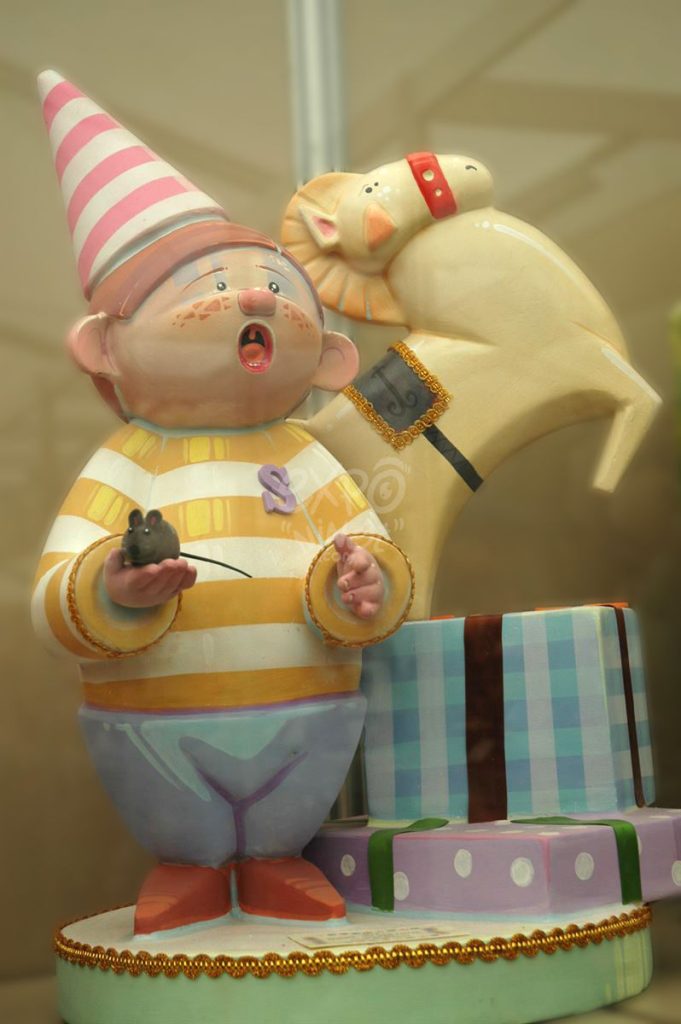 Año 2012, falla Industria, Santos Justo y Pastor, sección quinta Infantil, Artista: Sergio Fandos Najera.