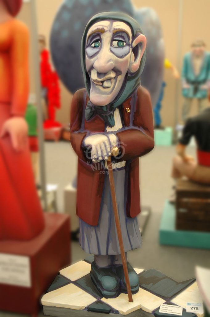 Año 2012, falla Plaza del Pouet, sección quinta a, Artista: Luis Camacho Bataller.