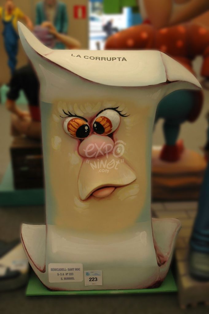 Año 2012, falla Benicadell San Roque, sección quinta a, Artista: Enrique Burriel Morro.