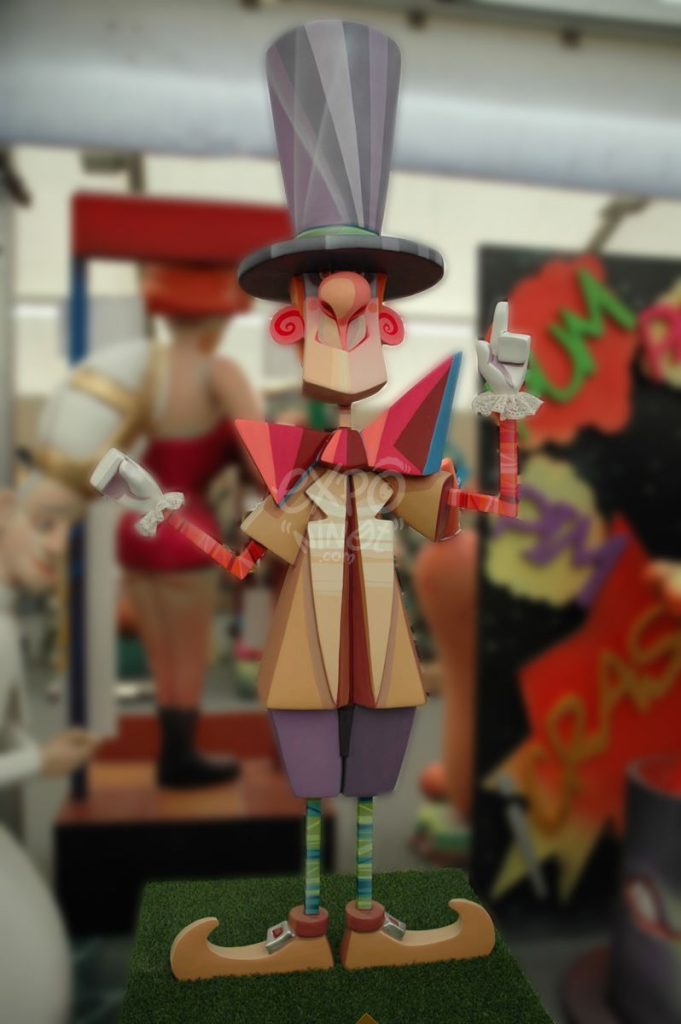 Año 2012, falla Grabador Jordán Escultor Pastor, sección quinta a, Artista: Antonio Verdugo Ballester.