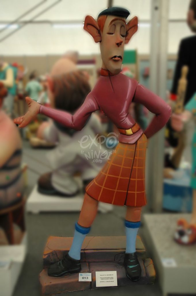 Año 2012, falla Actor Mora Avenida Constitución, sección quinta a, Artista: Juan Carlos Moles Martínez.