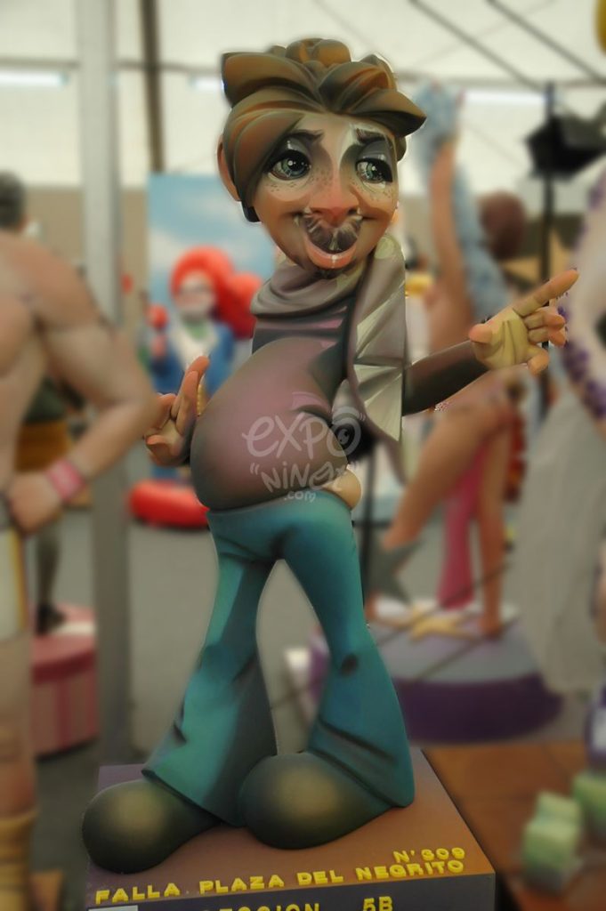 Año 2012, falla Plaza del Negrito, sección quinta b, Artista: Francisco Giner Núñez.