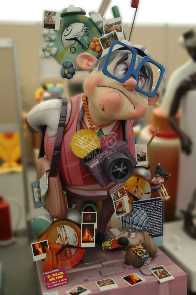 Año 2012, falla Pelayo Matemático Marzal, sección quinta b, Artista: Venancio Cimas.