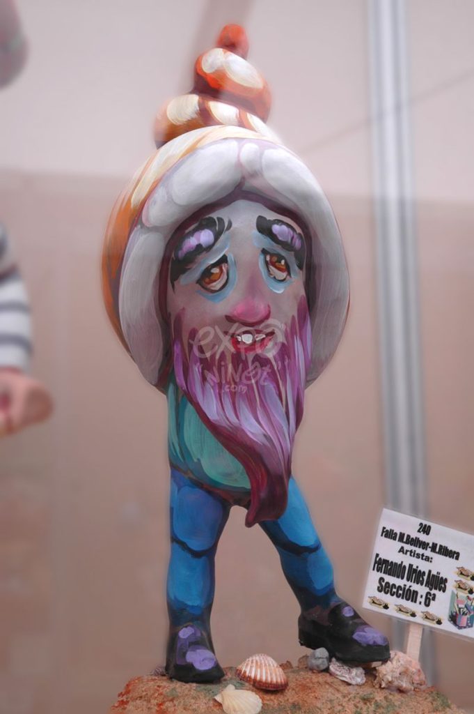 Año 2012, falla Maestro Bellver, Mariano Ribera, sección sexta Infantil, Artista: Fernando Urios Aigües.