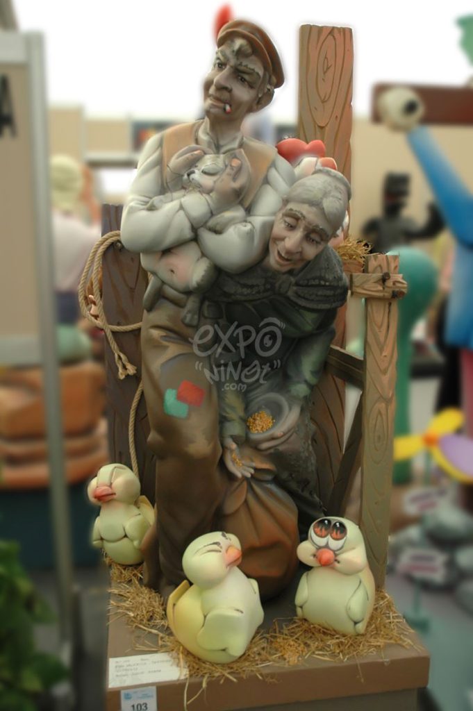 Año 2012, falla Valencia Teodoro Llorente (Chirivella), sección sexta a, Artista: Julio Vicente Fabra Muñoz.