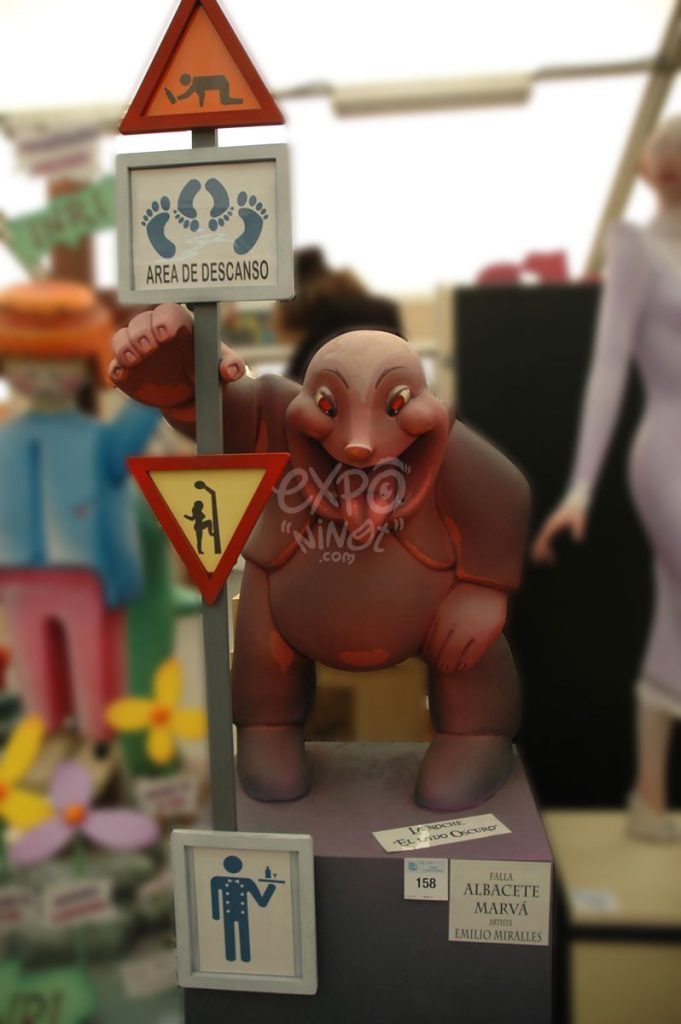 Año 2012, falla Albacete Marvá, sección sexta a, Artista: Emilio Miralles Ferrero.