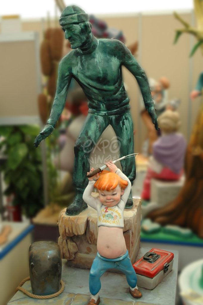 Año 2012, falla Cedro Explorador Andrés, sección sexta a, Artista: José Bartolomé Navarro.