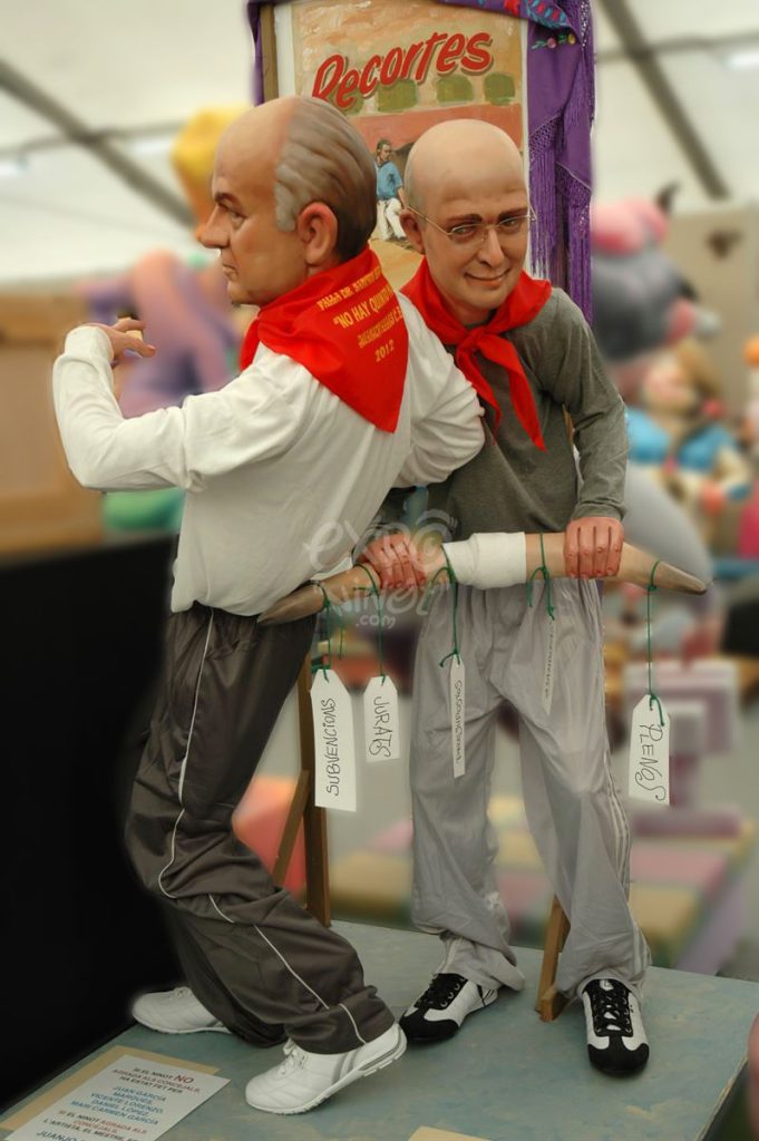 Año 2012, falla Doctor Sanchis Bergón Turia, sección sexta a, Artista: Juanjo García López.