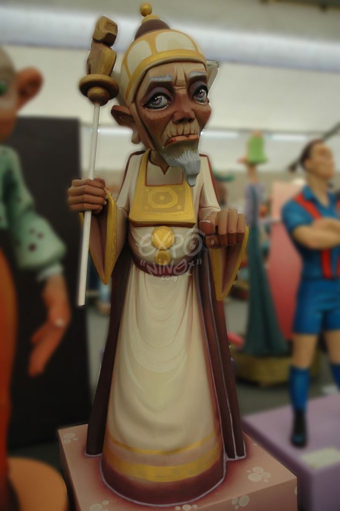 Año 2012, Falla José Soto Micó Síndico Mocholí, sección sexta a, Artista: Óscar Serrano Navarro.