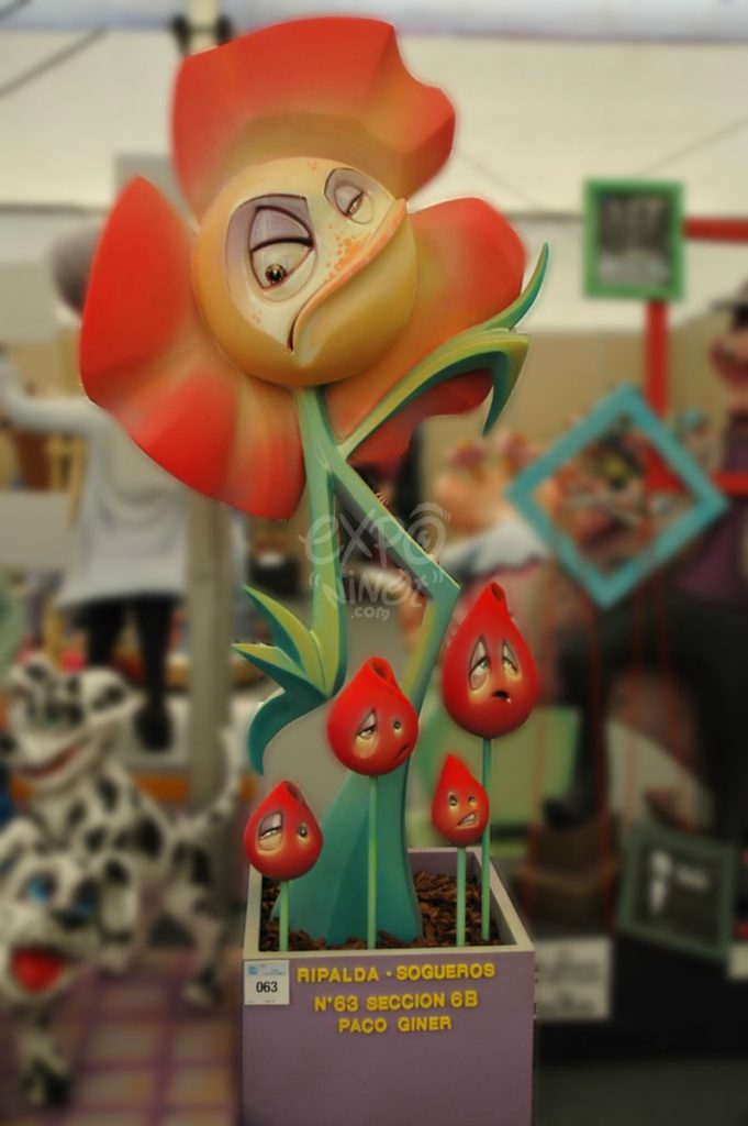 Año 2012, falla Ripalda Sogueros, sección sexta b, Artista: Francisco Giner Núñez.