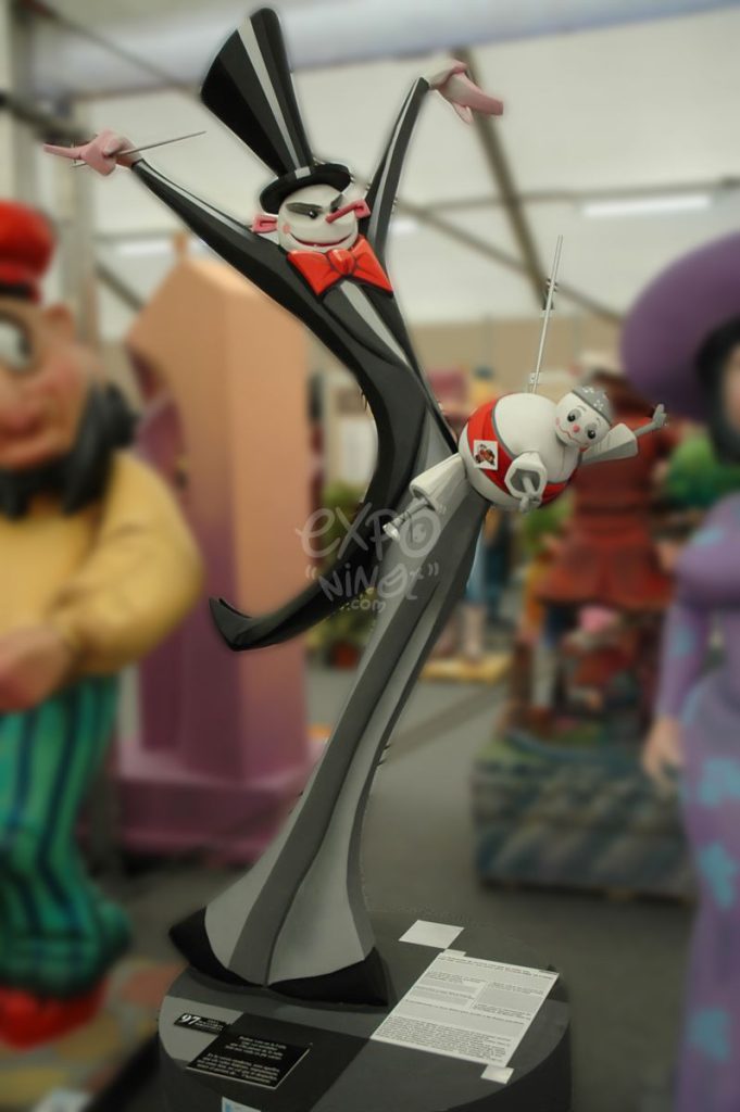 Año 2012, falla Plaza García Morato Yecla, sección sexta b, Artista: Vicente Martínez Aparici.