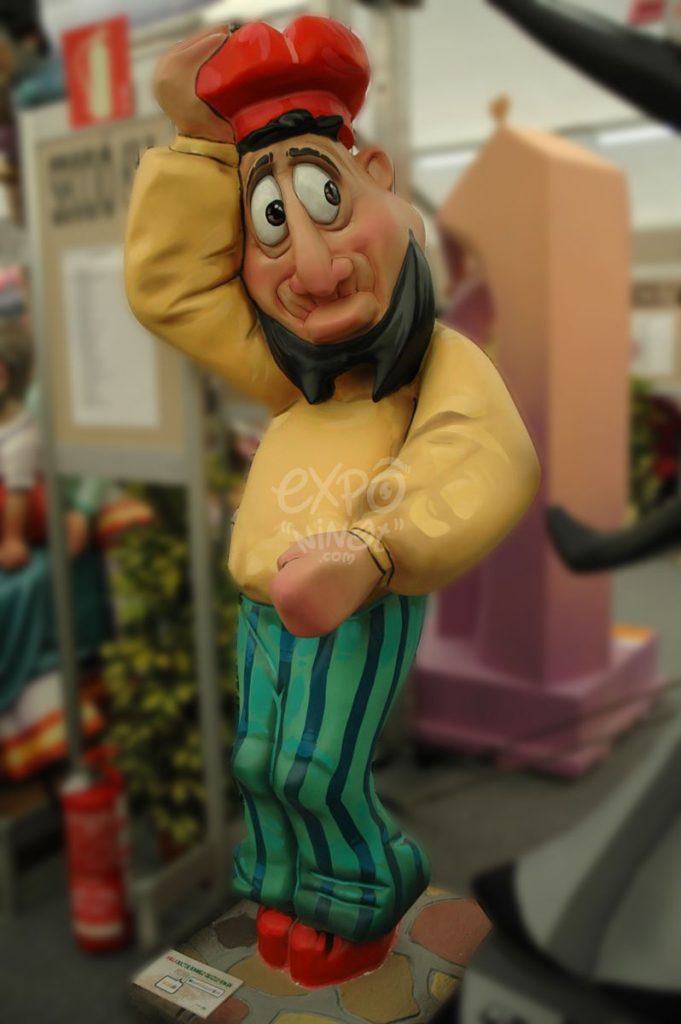 Año 2012, falla Doctor Domingo Orozco Bailén, sección sexta b, Artista: Miguel Balaguer Nieto.