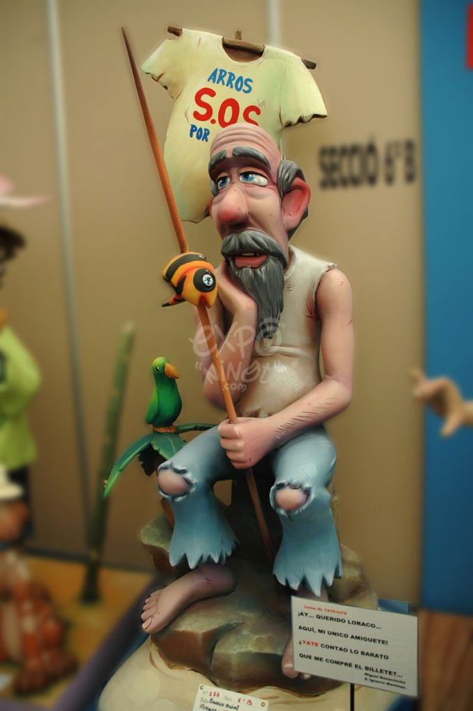 Año 2012, falla Barrio Quint Pizarro, sección sexta b, Artista: José Ignacio Martínez, Miguel Banaclocha Rausell.