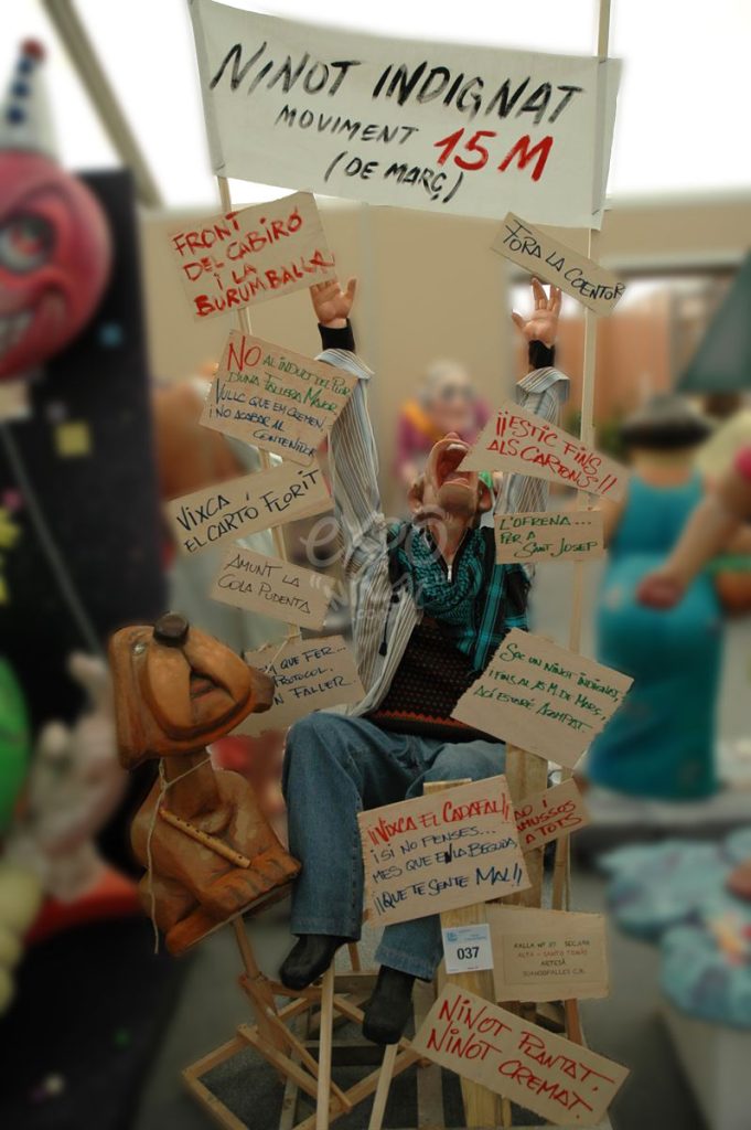 Año 2012, falla Alta Santo Tomás, sección sexta b, Artista: Juanjo García López.
