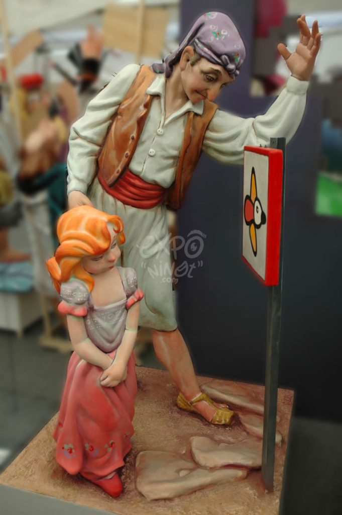 Año 2012, falla Pinedo Tres Caminos, sección sexta c, Artista: José Bartolomé Navarro.